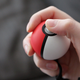 For people with bigger hands, the ball’s small size might cause cramps. Also, while they do show one picture on the box on how to hold this thing, there’s not much info telling people that this is the best way to grip the Poké Ball Plus as a controller.